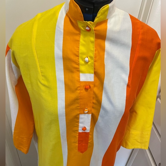 1970s VTG Catherine Ogust for Penthouse Gallery; w pockets! Made in Japan, XL - Picture 4 of 17